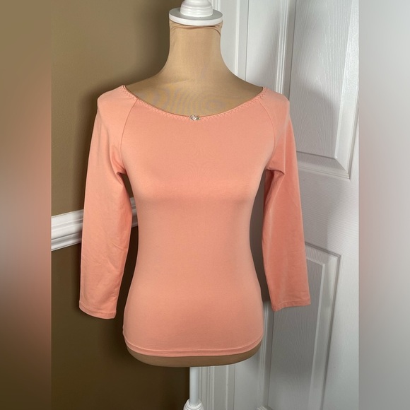 Free People Peach Blouse NWT Small - Picture 5 of 12